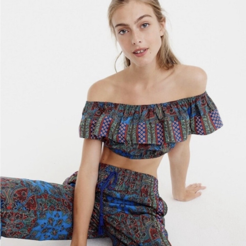 J. crew two piece boho outfit, women’s Small